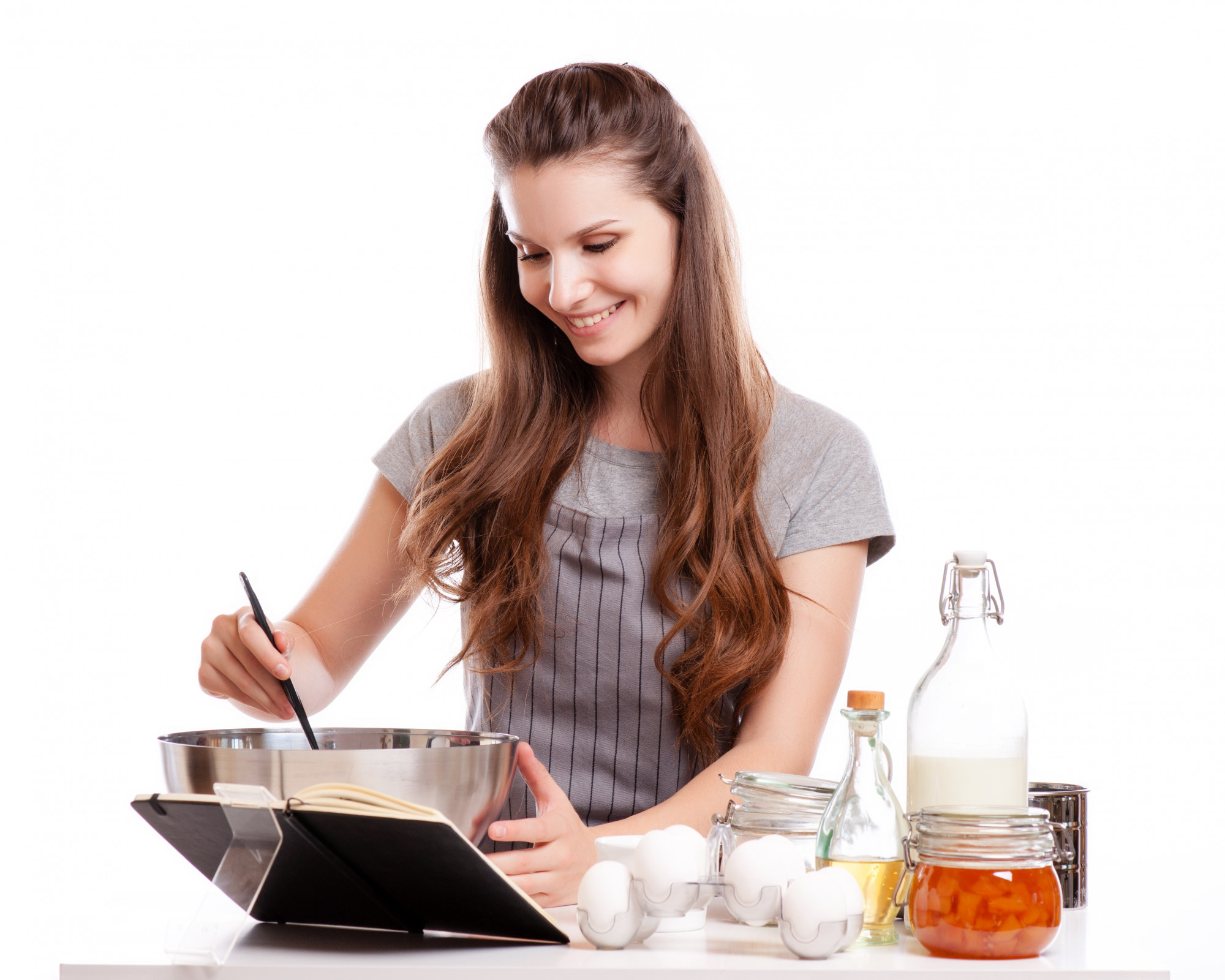 Studente al lavoro con chef